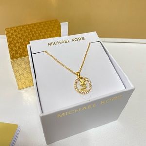NWT Gold tone MK Necklace